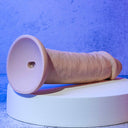 Evolved Vibrating 6 Inch Silicone Suction Cup Dildo Light 17.8 cm