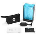 b-Vibe Snug Plug 3 Large Weighted Silicone Butt Plug Black