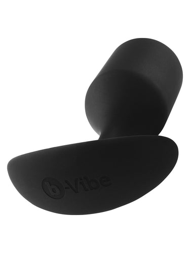 b-Vibe Snug Plug 4 Extra-Large Weighted Silicone Butt Plug Black