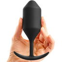 b-Vibe Snug Plug 4 Extra-Large Weighted Silicone Butt Plug Black
