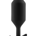 b-Vibe Snug Plug 6 XXXL Weighted Silicone Butt Plug Black
