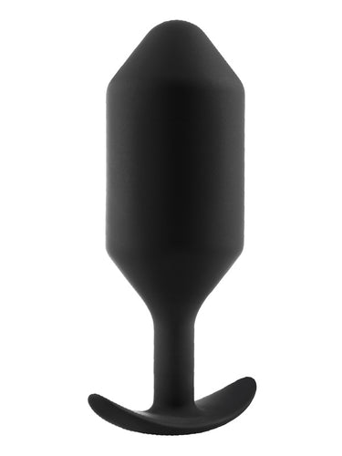 b-Vibe Snug Plug 6 XXXL Weighted Silicone Butt Plug Black