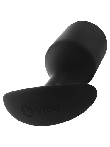 b-Vibe Snug Plug 6 XXXL Weighted Silicone Butt Plug Black