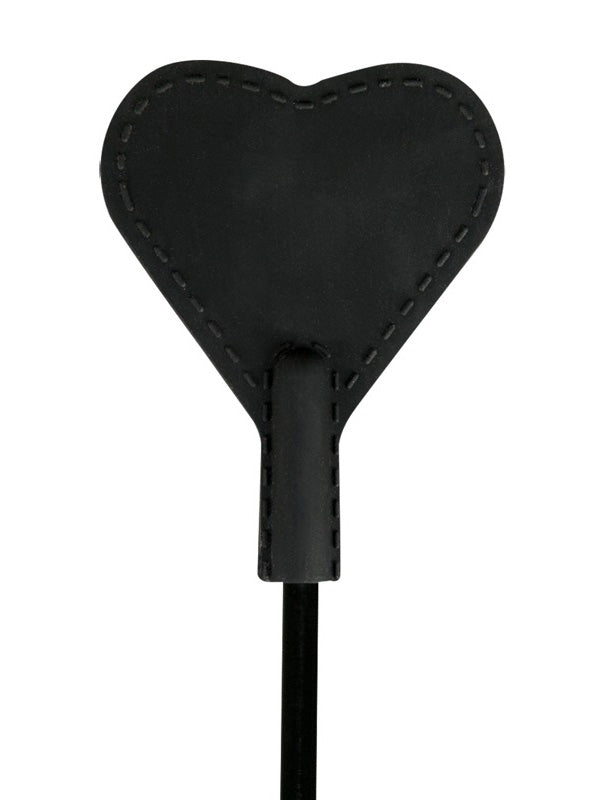 Bad Kitty Silicone Heart Crop Black