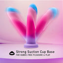 Blush Avant Borealis Dreams Silicone Suction Cup Dildo Cotton Candy 19.7 cm