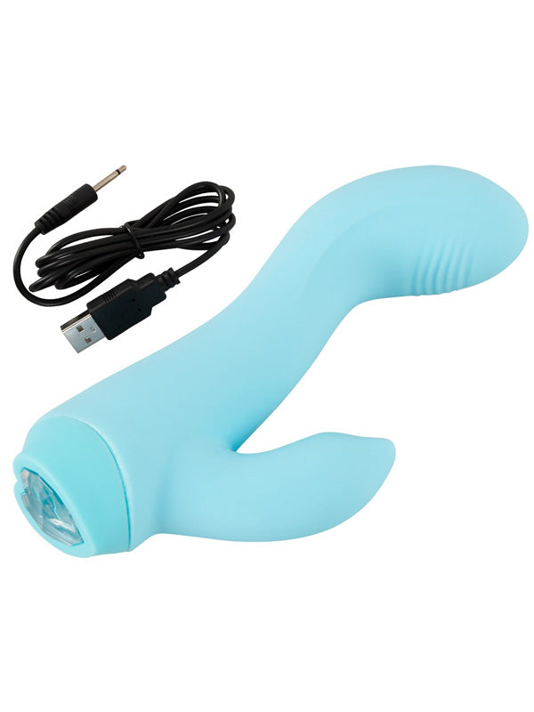 Vibrator din Silicon You2Toys Cuties Blue Mini Rabbit
