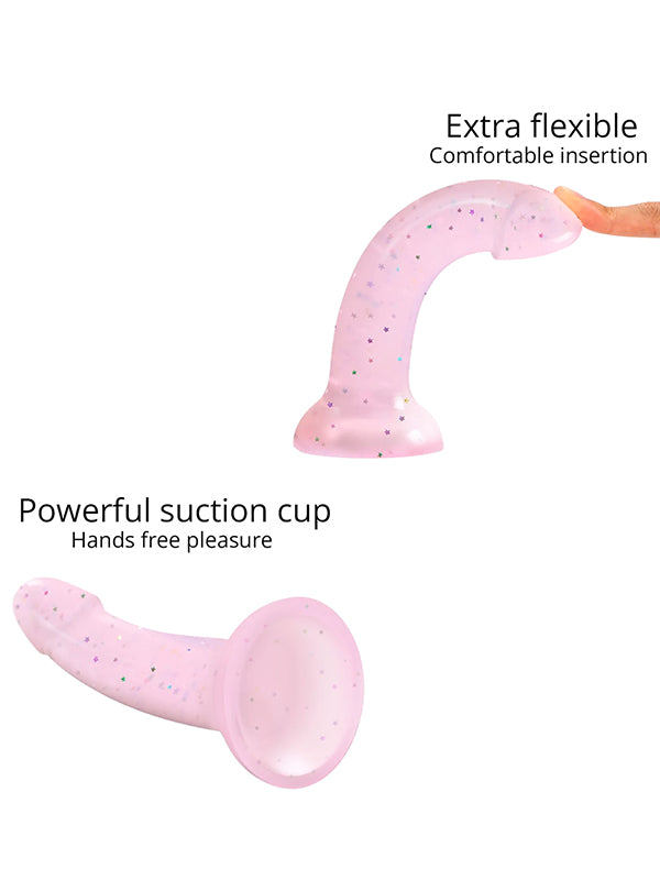 Dildo din Silicon cu Ventuza Love to Love Dildolls Starlight