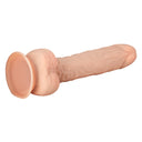 Dream Toys Real Love Dual Density Silicone XXL Dildo with Balls Light 38 cm