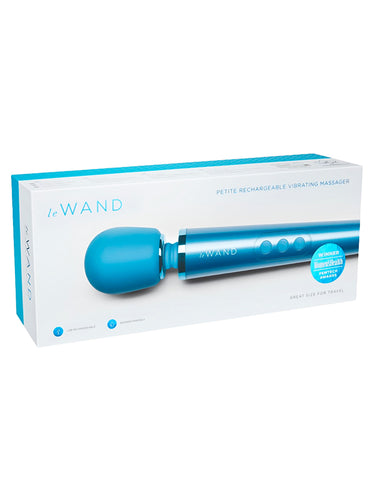 Le Wand Petite Rechargeable Body Massager Blue