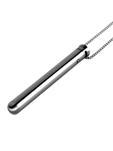 Le Wand Necklace Vibe Stainless Steel Vibrator Black