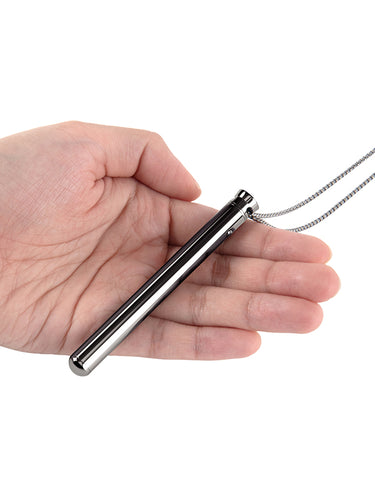 Le Wand Necklace Vibe Stainless Steel Vibrator Black