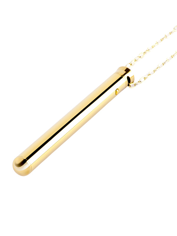Le Wand Necklace Vibe Stainless Steel Vibrator Gold