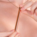 Le Wand Necklace Vibe Stainless Steel Vibrator Rose Gold