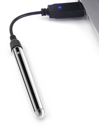 Le Wand Necklace Vibe Stainless Steel Vibrator Silver