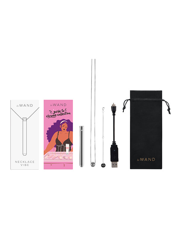 Le Wand Necklace Vibe Stainless Steel Vibrator Silver