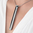 Le Wand Necklace Vibe Stainless Steel Vibrator Silver