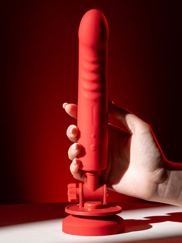 Dildo Vibrator cu Touch-Sense si App Lovense Mission 2