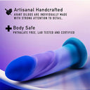 Blush Avant Midnight Rendezvous Silicone Suction Cup Dildo Ocean Blue 19.7 cm