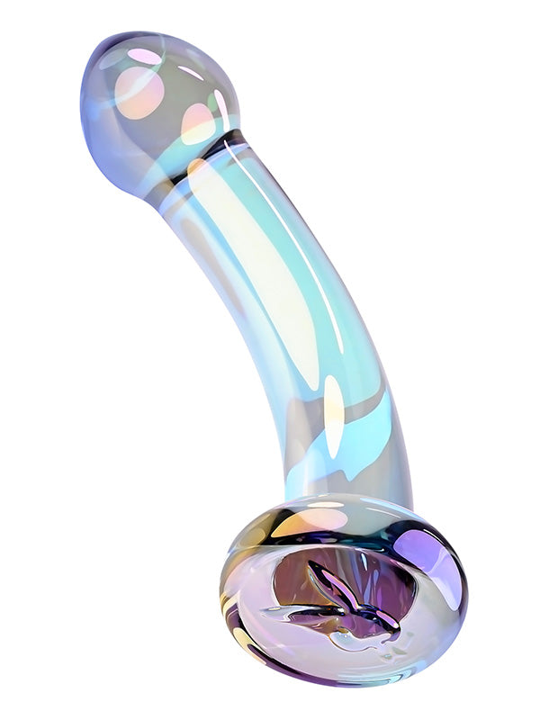 Dildo Iridescent din Sticlă Playboy Pleasure Jewels King