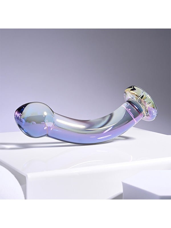 Dildo Iridescent din Sticlă Playboy Pleasure Jewels King