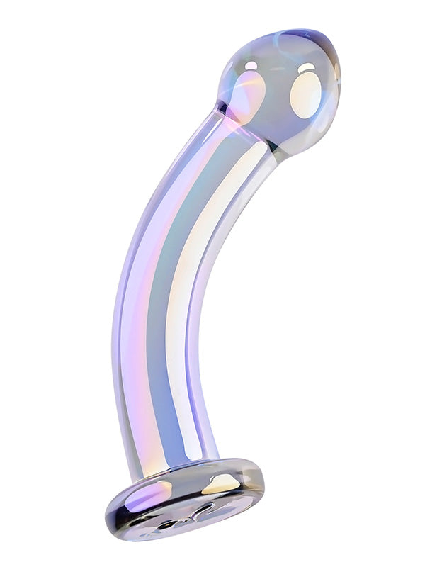 Dildo Iridescent din Sticlă Playboy Pleasure Jewels King