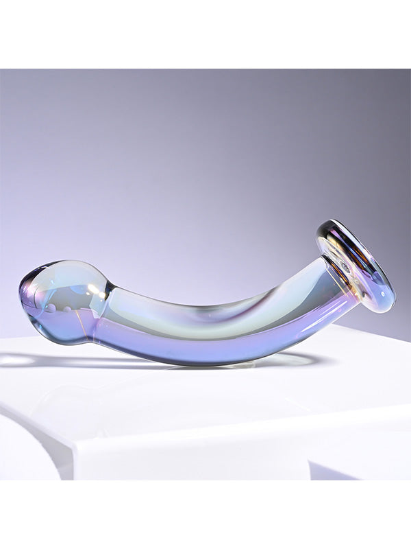 Dildo Iridescent din Sticlă Playboy Pleasure Jewels King