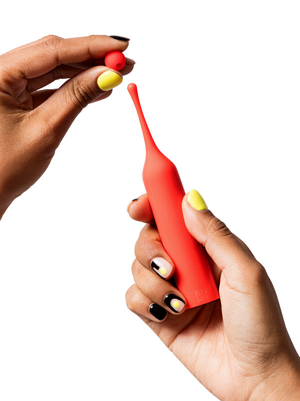 Stimulator Clitoridian cu Vibratii și 2 Atașamente Romp Pop