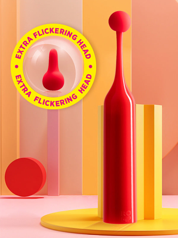 Stimulator Clitoridian cu Vibratii și 2 Atașamente Romp Pop