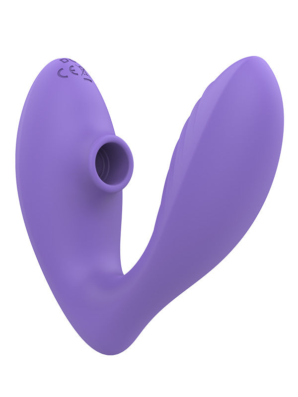 Vibrator din Silicon cu Dublă Stimulare Romp Reverb Pleasure Air