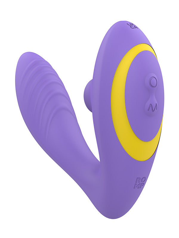 Vibrator din Silicon cu Dublă Stimulare Romp Reverb Pleasure Air