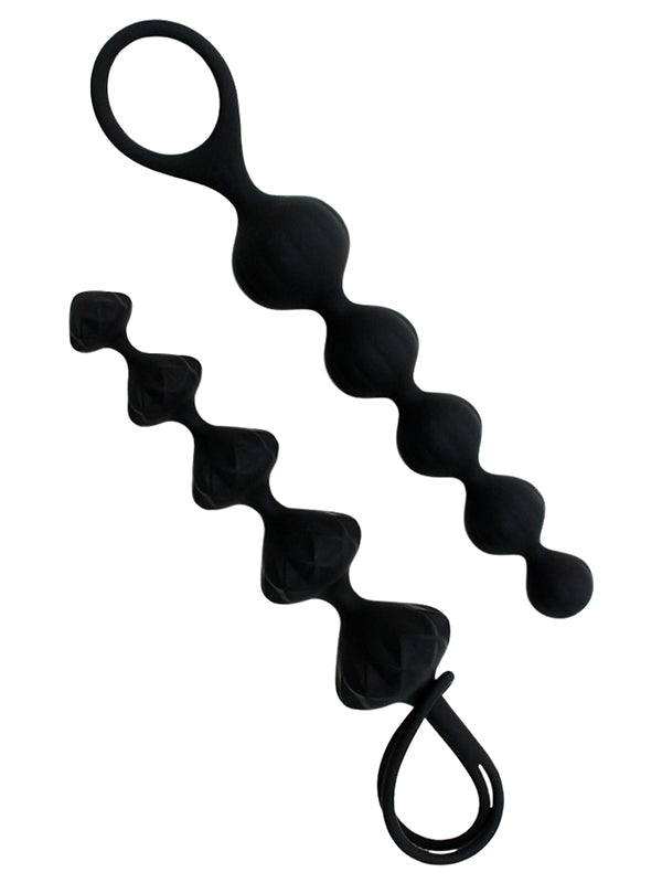 Set de 2 Mărgele Anale Texturate Satisfyer Love Beads