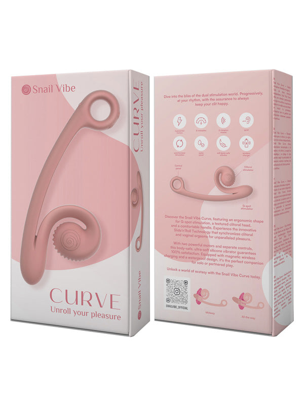 Vibrator Snail Vibe Curve Dual Motor