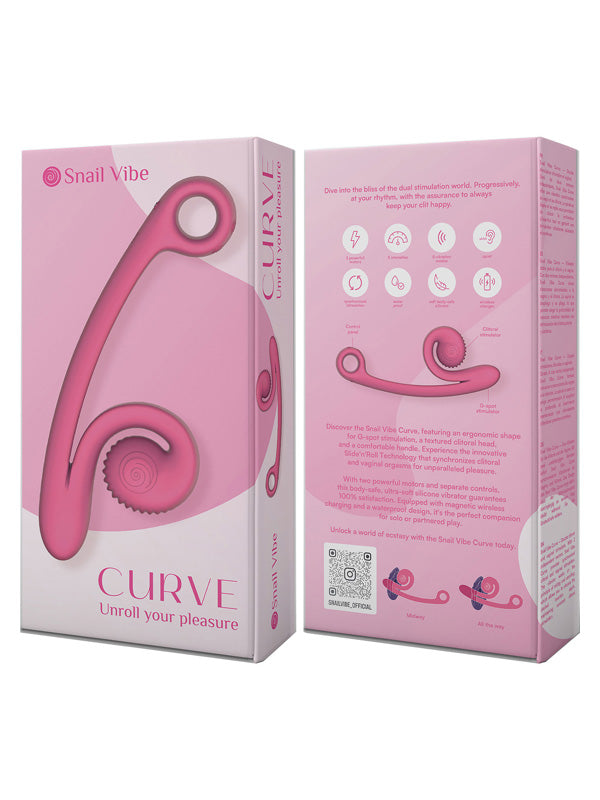 Vibrator Snail Vibe Curve Dual Motor