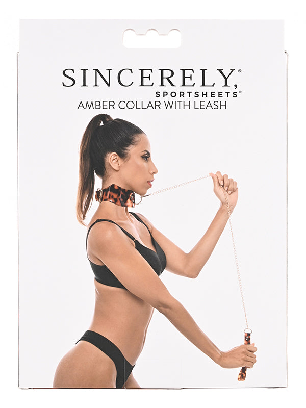 Choker si Lesă Sportsheets Amber