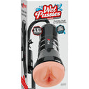 Product packaging of Wet Pussies Super Sucker XXL Stroker on a white background
