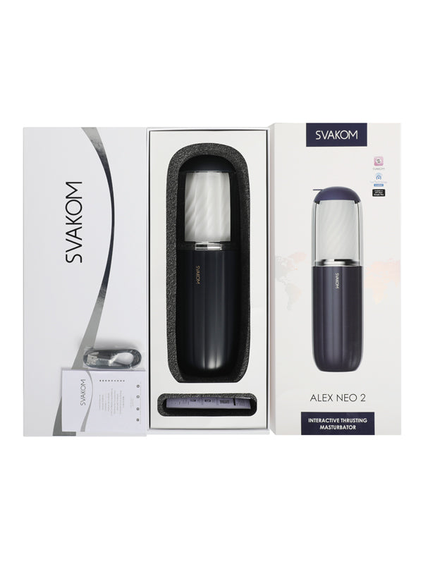 Masturbator Interactiv cu Control prin Aplicatie Svakom Alex Neo 2