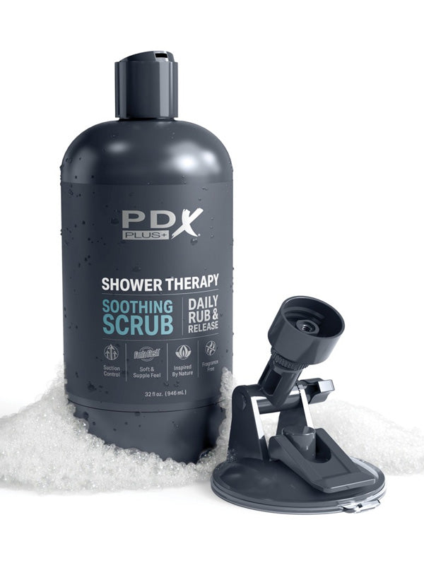 Masturbator cu Ventuză Pipedream PDX Plus Shower Therapy Soothing Scrub