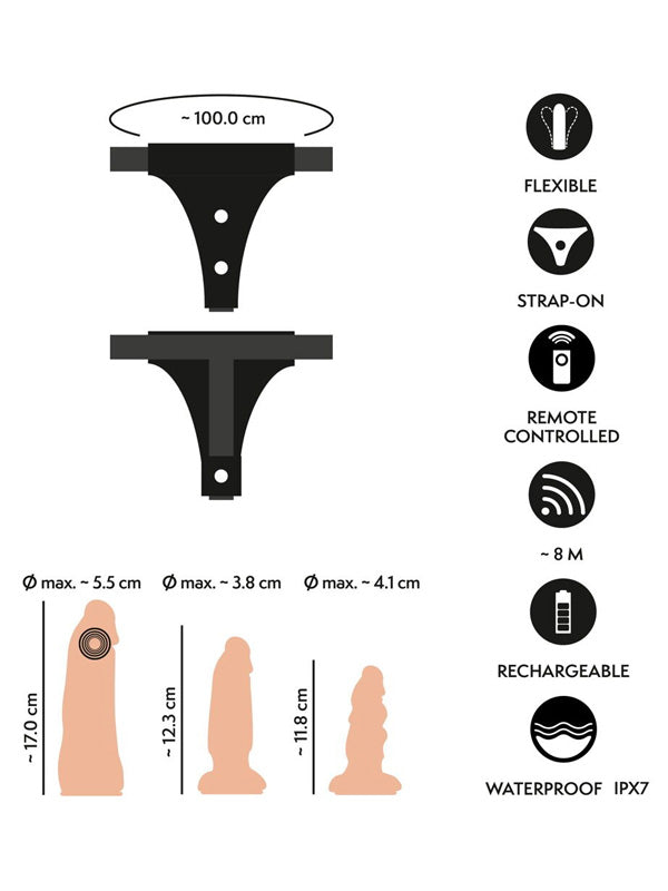 Dildo Vibrator Dopuri și Ham You2Toys Strap-On Set