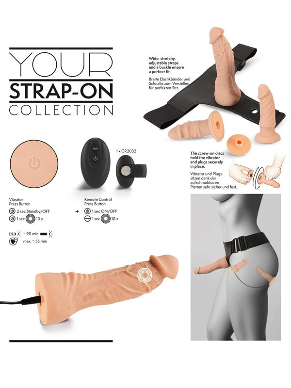 Dildo Vibrator Dopuri și Ham You2Toys Strap-On Set