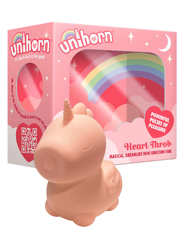 Creative Conceptions Unihorn Heart Throb Pulsing Clitoral Vibrator