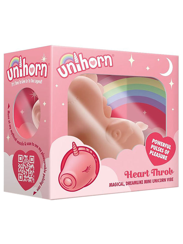 Creative Conceptions Unihorn Heart Throb Pulsing Clitoral Vibrator