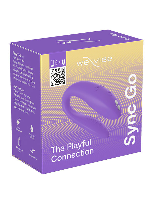 Vibrator din Silicon pentru Cupluri cu APP We-Vibe Sync Go