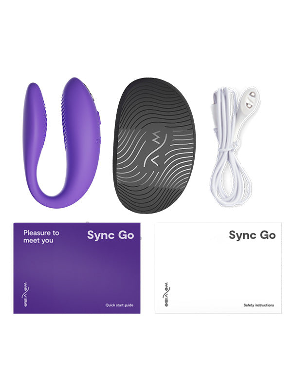 Vibrator din Silicon pentru Cupluri cu APP We-Vibe Sync Go