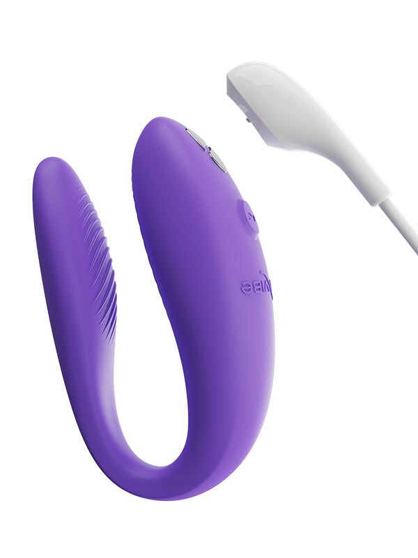 Vibrator din Silicon pentru Cupluri cu APP We-Vibe Sync Go