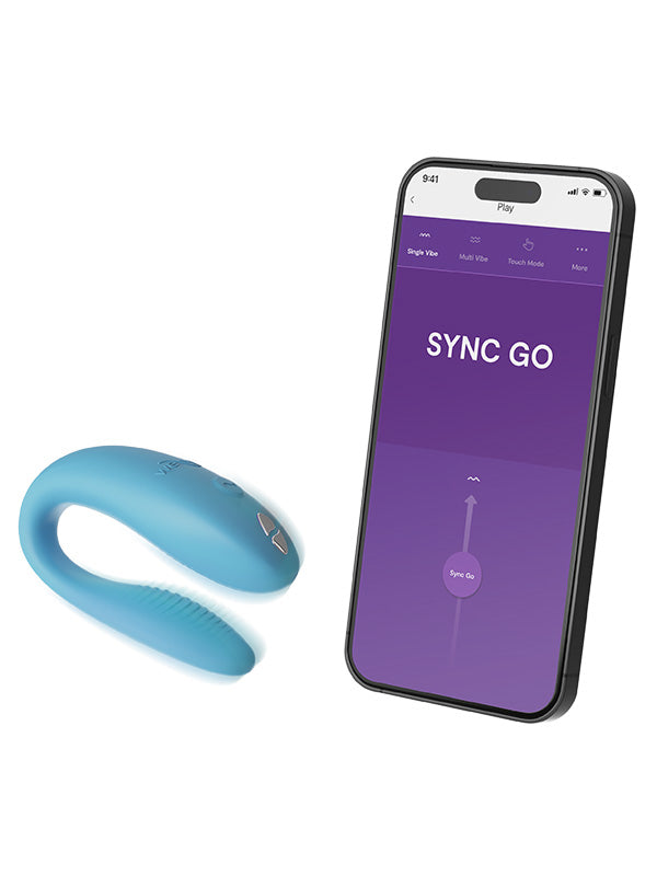 Vibrator din Silicon pentru Cupluri cu APP We-Vibe Sync Go
