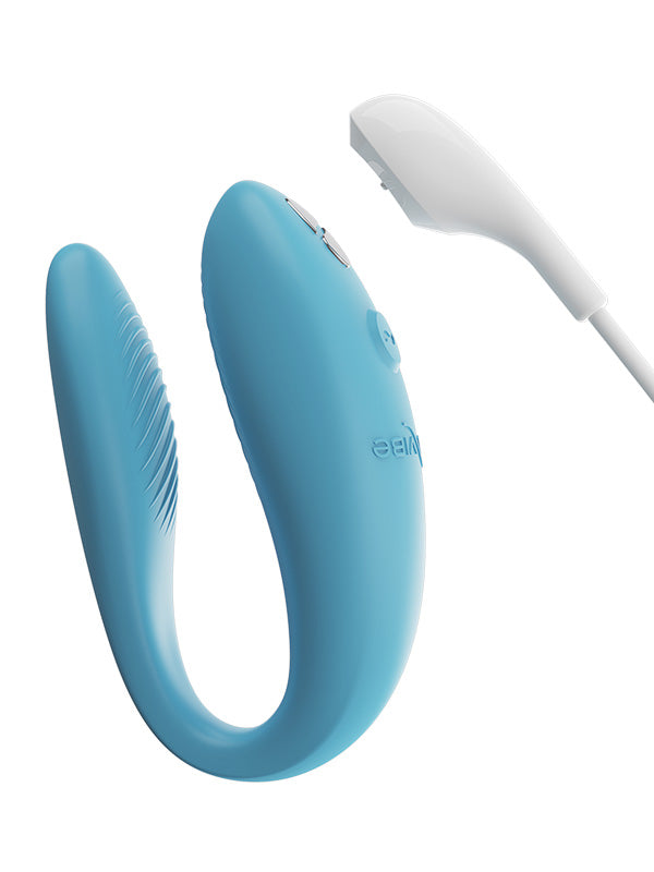 Vibrator din Silicon pentru Cupluri cu APP We-Vibe Sync Go