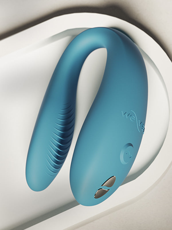 Vibrator din Silicon pentru Cupluri cu APP We-Vibe Sync Go