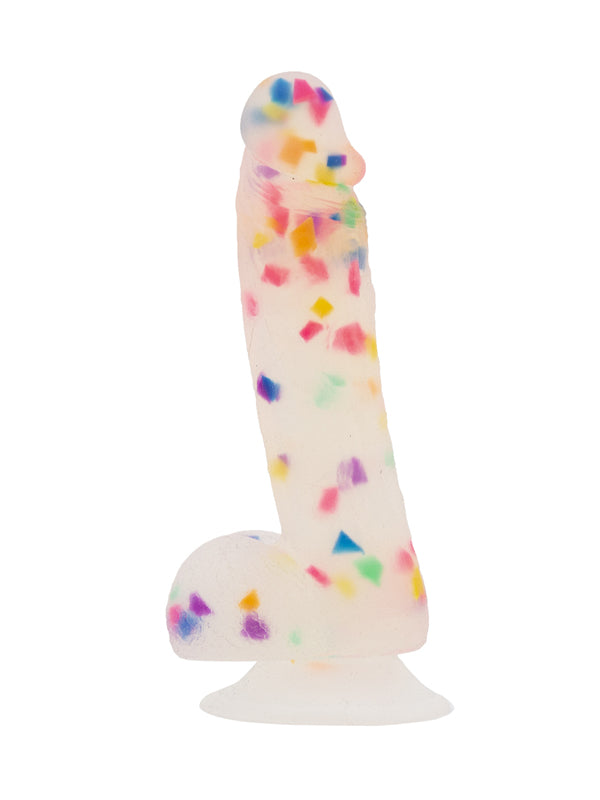 Addiction Party Marty Frost & Confetti Silicone Dildo 19 cm
