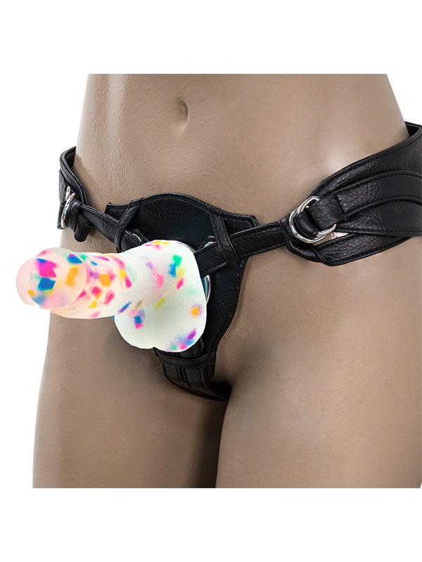 Addiction Party Marty Frost & Confetti Silicone Dildo 19 cm