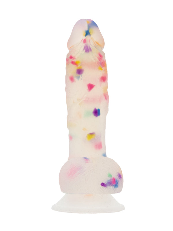 Addiction Party Marty Frost & Confetti Silicone Dildo 19 cm